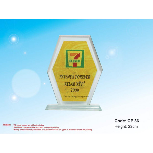 CP 36 Crystal Plaque